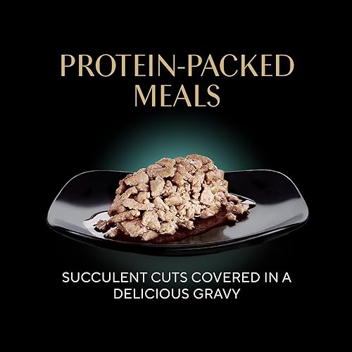 Miniatura 5 de Sheba Perfect Portions - Cortes de comida húmeda para gatos en salsa, plato de pollo asado, plato de pavo tierno, con salmón sostenible y con atún