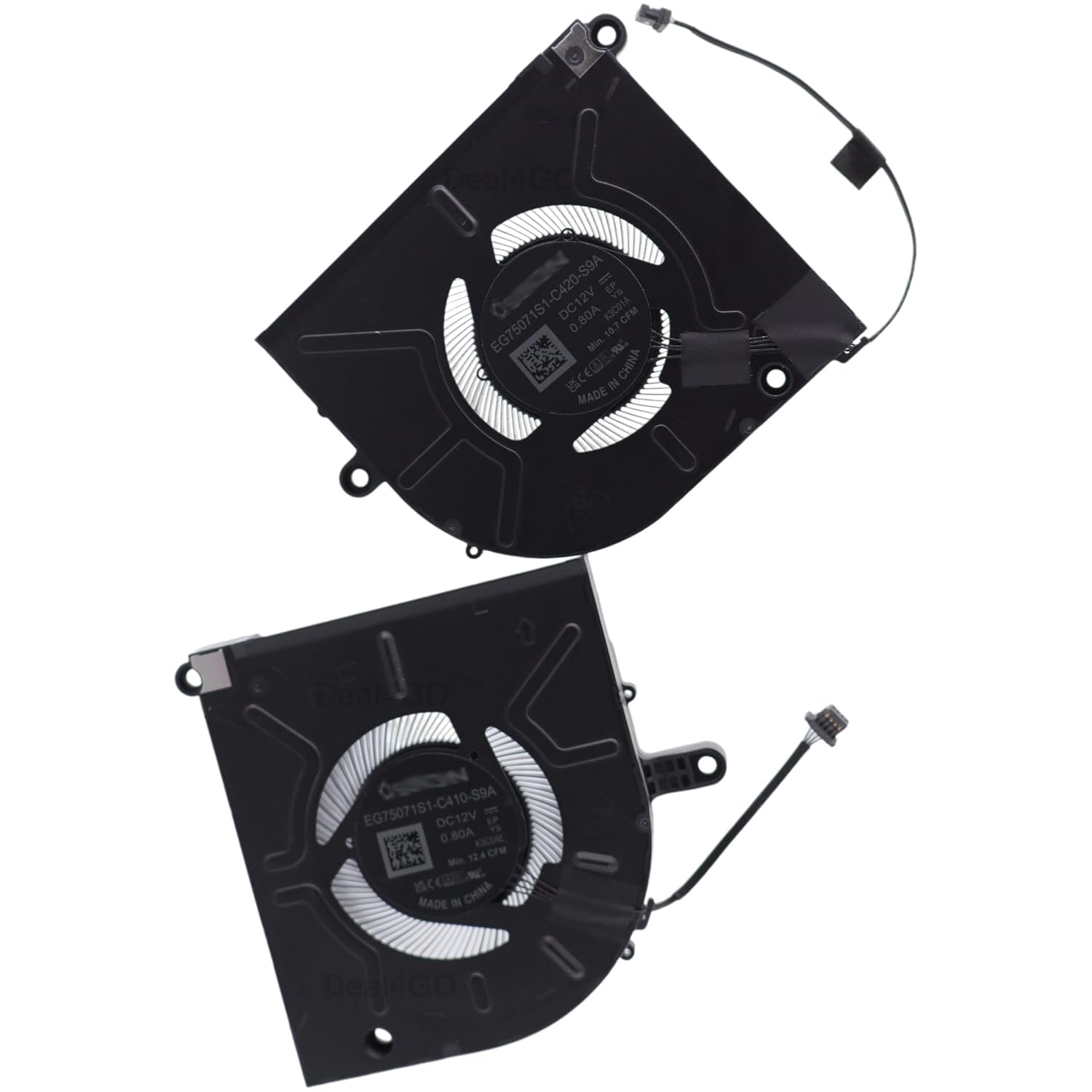 Main CPU & GPU Graphics Cooling Fan 2GN4X 02GN4X Replacement for Dell Alienware M16 R2 Gaming Laptop