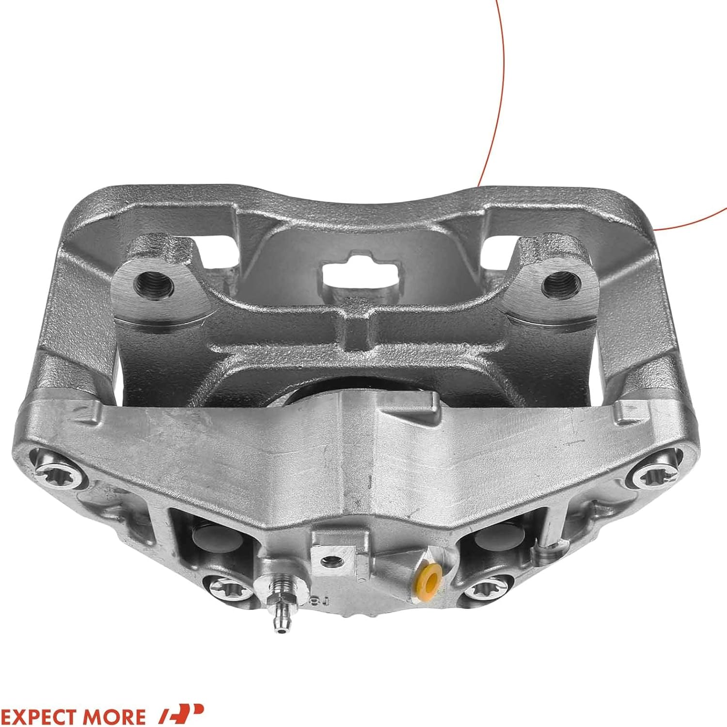 A-Premium Disc Brake Caliper Assembly with Bracket Compatible with Select Volkswagen Models - CC/Passat CC 2009-2012, Passat 2006-2009, V6 3.6L - Front Right Passenger Side