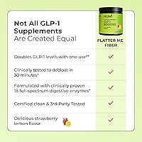 Vista 6 de HUM Flatter Me Suplemento de fibra para mujeres y hombres, prebióticos y enzimas digestivas para apoyar el peso y la hinchazón, la salud digestiva