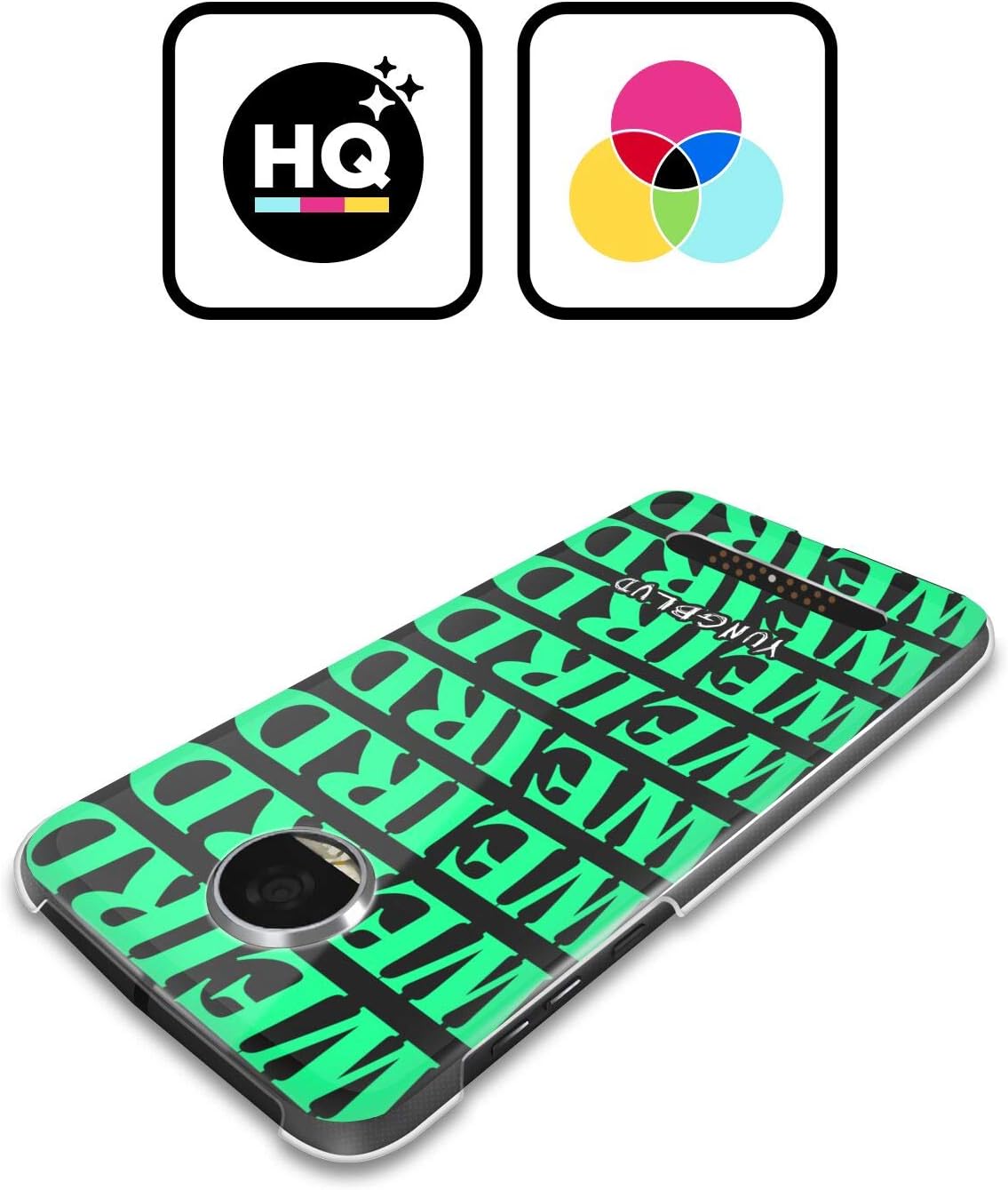 Head Case Designs Officially Licensed Yungblud Weird! Text Graphics Hard Back Case Compatible with Motorola Razr 2022 image 2