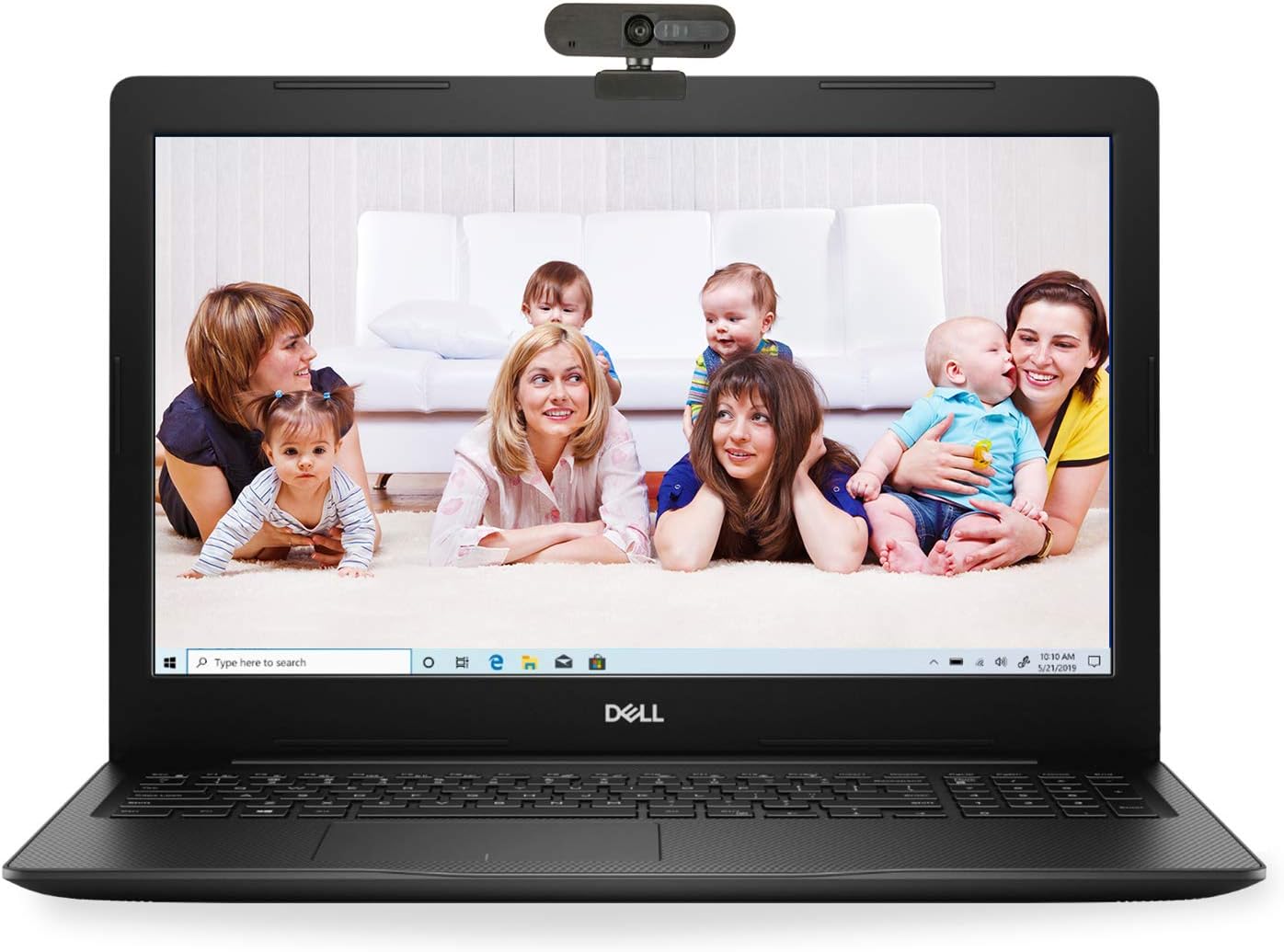 ELECOM Full 1080P Webcam 30FPS with Built-in Microphone Advanced Auto-Focus Privacy Cover for PC Desktop & Laptop (WEBCAM-101BK)