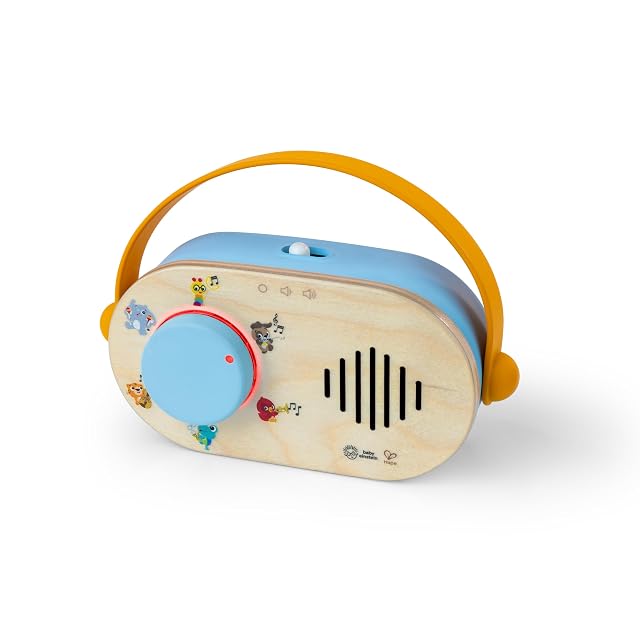 Baby Einstein, Hape Discovery Radio, Radio jouet Avec Musique et lumières, pour Les 6 mois et Plus