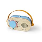 Hape Discovery Radio Toy Radio with Music & Lights, Ages 6 Months+