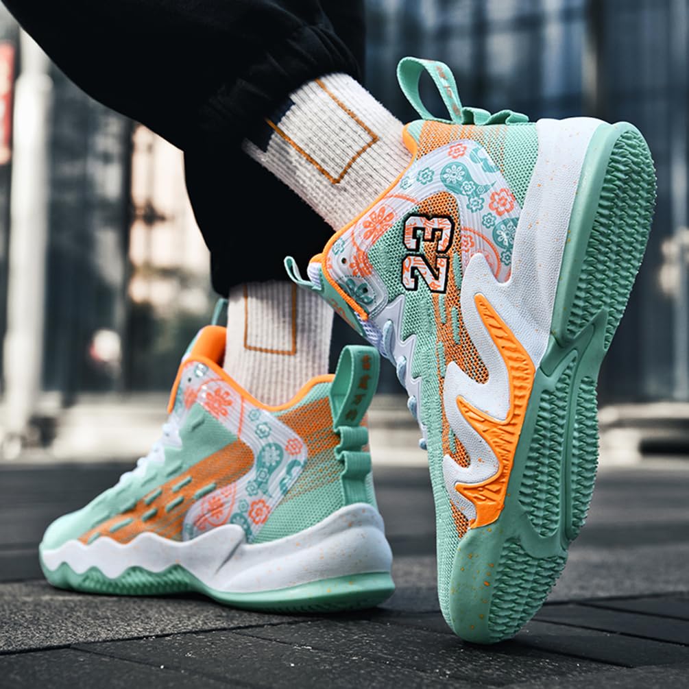 Męskie buty do koszykówki, buty sportowe, lekkie, oddychające, amortyzujące wstrząsy, męskie buty do koszykówki, do biegania, sportowe trampki, Mt D28, 35 EU