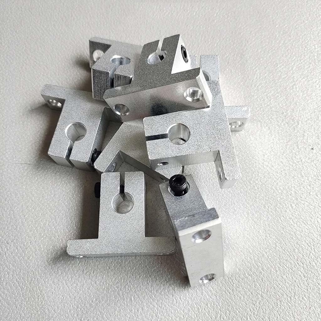4 Piezas SK8 SK10 SK12 SK16 SK20 SK25 SK30 Soporte De Eje De Riel De Cojinete Lineal De 8 Mm For Mesa XYZ CNC Router SH8A Pieza De Impresora 3D(SK30 30mm)