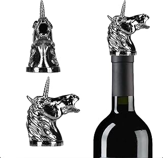 Unicorn Wine Aerator - Decanter Pour Spout - Wine Accessories - Red Wine - Liquor - Great for Halloween and Wine Parties - Unique Goth or Christmas Gift for Wine Lovers