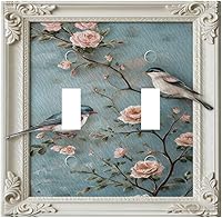 Vista 140 de Cubiertas Decorativas de Arte para Interruptores de Luz, Hojas de Otoño, Placa de Pared de Palanca Individual, Cubierta Decorativa de Interruptor