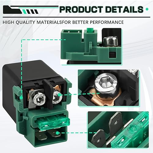Miniatura 4 de Relé de solenoide de arranque para Honda Shadow 750 1300 VT750 1100 VTX 1100 CB500 CB750 CBR600 CBR600RR CBR300R para Kawasaki Vulcan 500 800 900