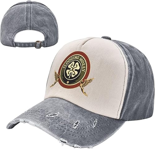 Mans - Gorra de béisbol para mujer, estilo vintage, lavada, desgastada, para festival de música