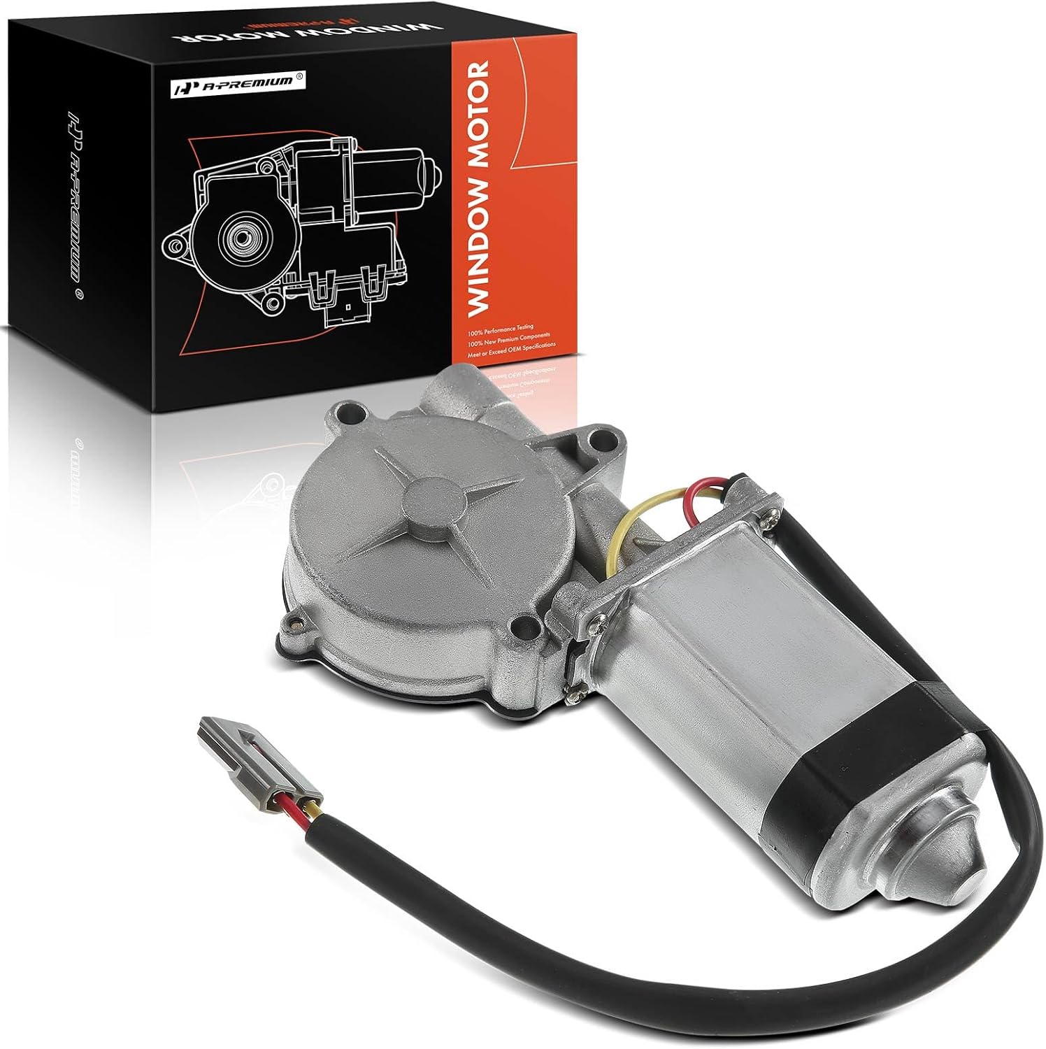 A-Premium Front Right Power Window Lift Motor Compatible with Ford Explorer & Mazda Navajo 1991-1994, Passenger Side, Replace# F1TZ7823394C