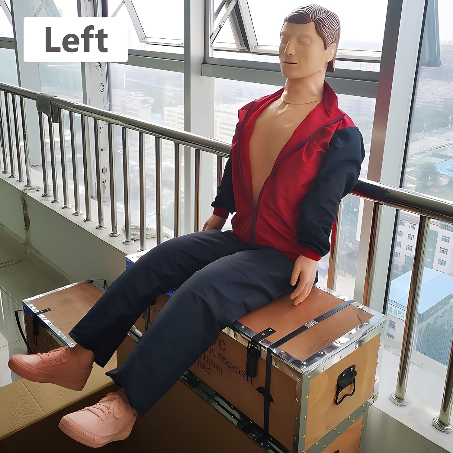 Professional CPR Manikins Dummy Training Kit, CPR Dummies Test Dummieswith MCR Med-ical Accessories, CPR Training Set for Practice and Improve First Aid Skills