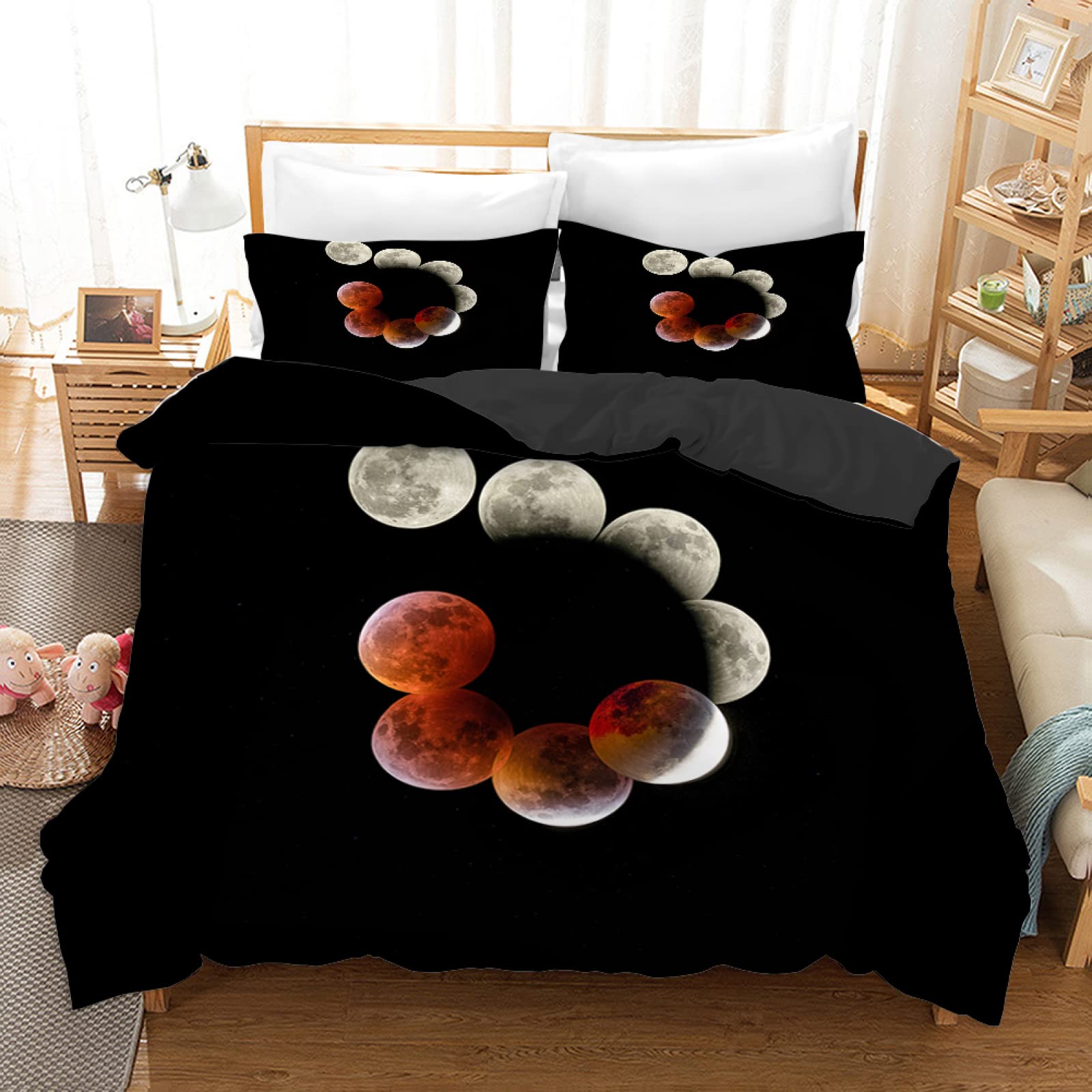 Housse de couette 90x190 enfant douce et facile à laver pour fille et garçon
