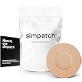 SIMPATCH Universal Adhesive Patch, No Hole (25-Pack) (Beige)
