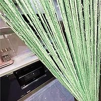 Vista 28 de Cortina decorativa separadora de ambientes, diseño de cadenas con flecos de cristal, 78.7 x 39.3 pulgadas, de Eve Split