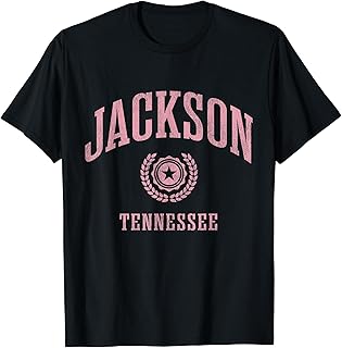 Jackson TN Vintage College Sports Design T-Shirt