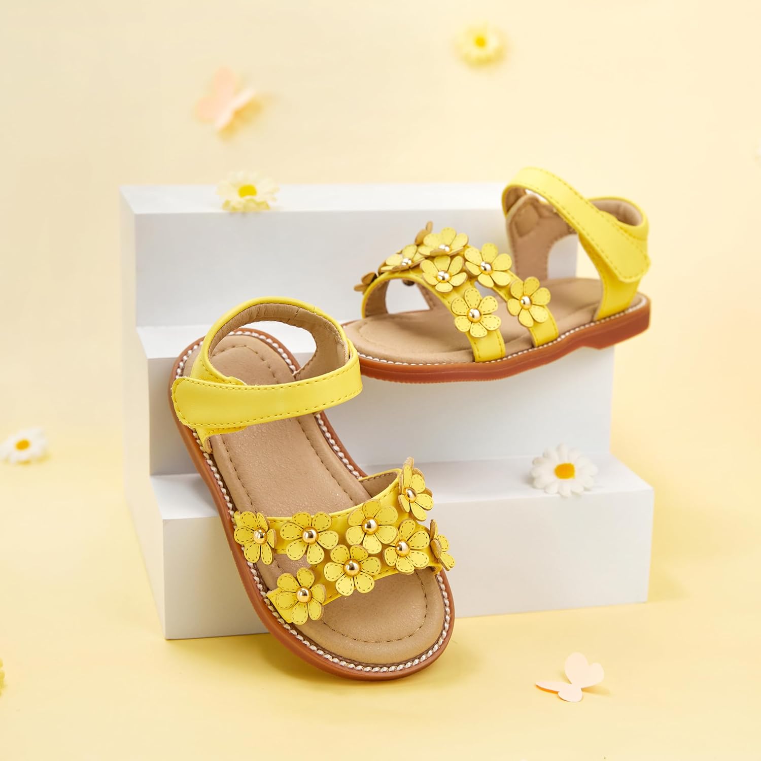 GINFIVE Toddler Girls Sandals Girls Toddler Sandals Little Girls Kids Shoes - Image 4