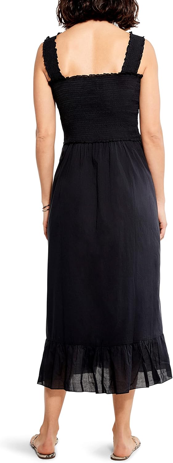 NIC+ZOE Womens Cotton Lawn Smocked Dress - Image 2