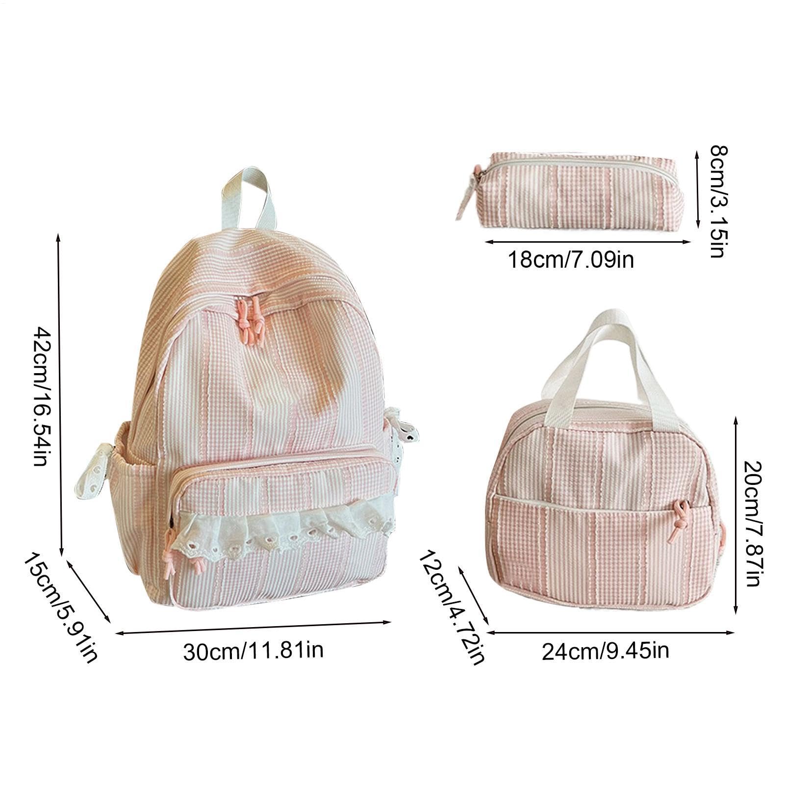 Borsa a tracolla per ragazze, alla , estetica, con astuccio