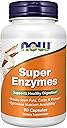 NOW Supplements, Super Enzymes, Formulated with Bromelain, Ox Bile, Pancreatin and Papain, Super Enzymes,90 Capsules