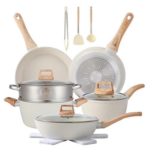 16PCS Pots and Pans Set Non Stick Cookware Set Nonstick