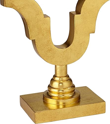 Miniatura 7 de Possini Euro Design Judith - Lámpara de mesa de lujo moderna de mediados de siglo, 28.75 pulgadas de alto, tela negra dorada, rectangular,