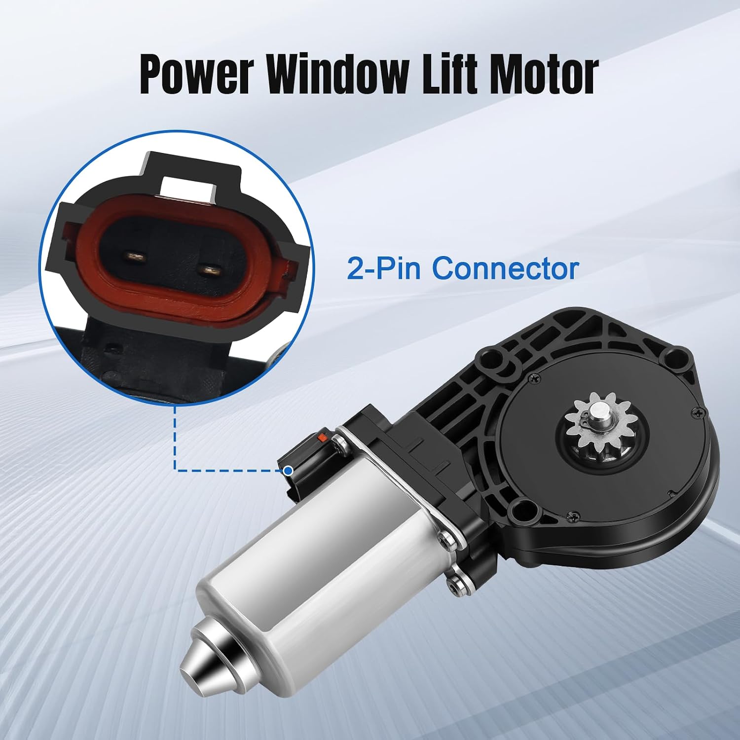 NPAUTO Front or Rear Driver Left Side Power Window Lift Motor Compatible with Ford Mustang 1994 1995 1996 1997 1998 1999 2000 2001 2002 2003 2004, 742-268
