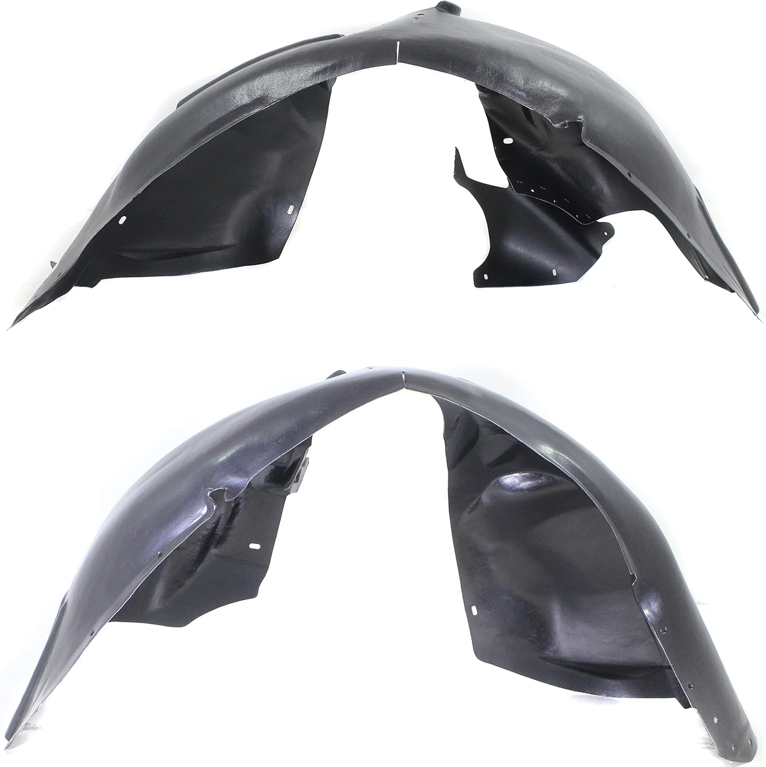 Evan Fischer Fender Liner Set of 2 Compatible with 2010-2019 Ford Taurus, 2013-2019 Police Interceptor Sedan & 2014-2017 Special Service Police Sedan - FO1249144, FO1248144
