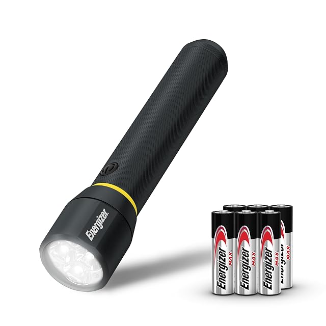 Energizer LED Flashlight Vision PRO Ultra Bright 1000 Lumens IPX4 Water Resistant Aircraft-Grade Aluminum LED Light Rugged Metal
