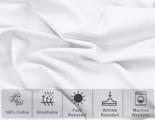 Miniatura 3 de RUVANTI - Sábanas de franela tamaño matrimonial, 100% algodón cepillado, bolsillos prof. de 16 pulg (se adapta hasta 18 pulg), transpirables,