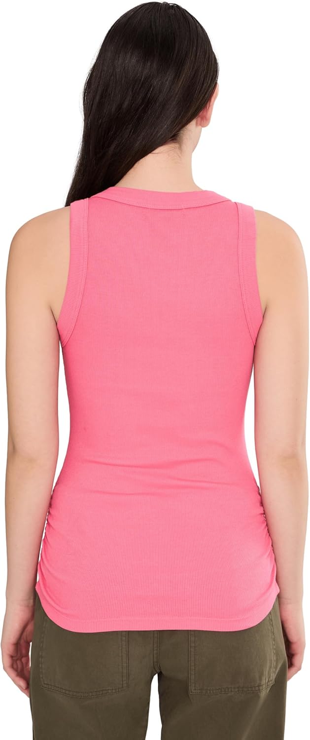 Michael Stars Women's Halley Ruched Side Tank - Image 4