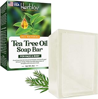 Barra de jabón de aceite de árbol de té para ...