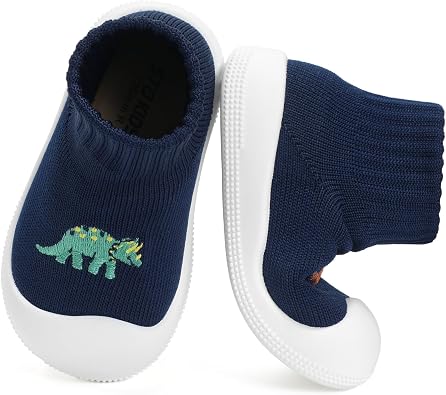 STQ Baby/Toddler Sock Walking Shoes Infant Slippers 12-18 Months
