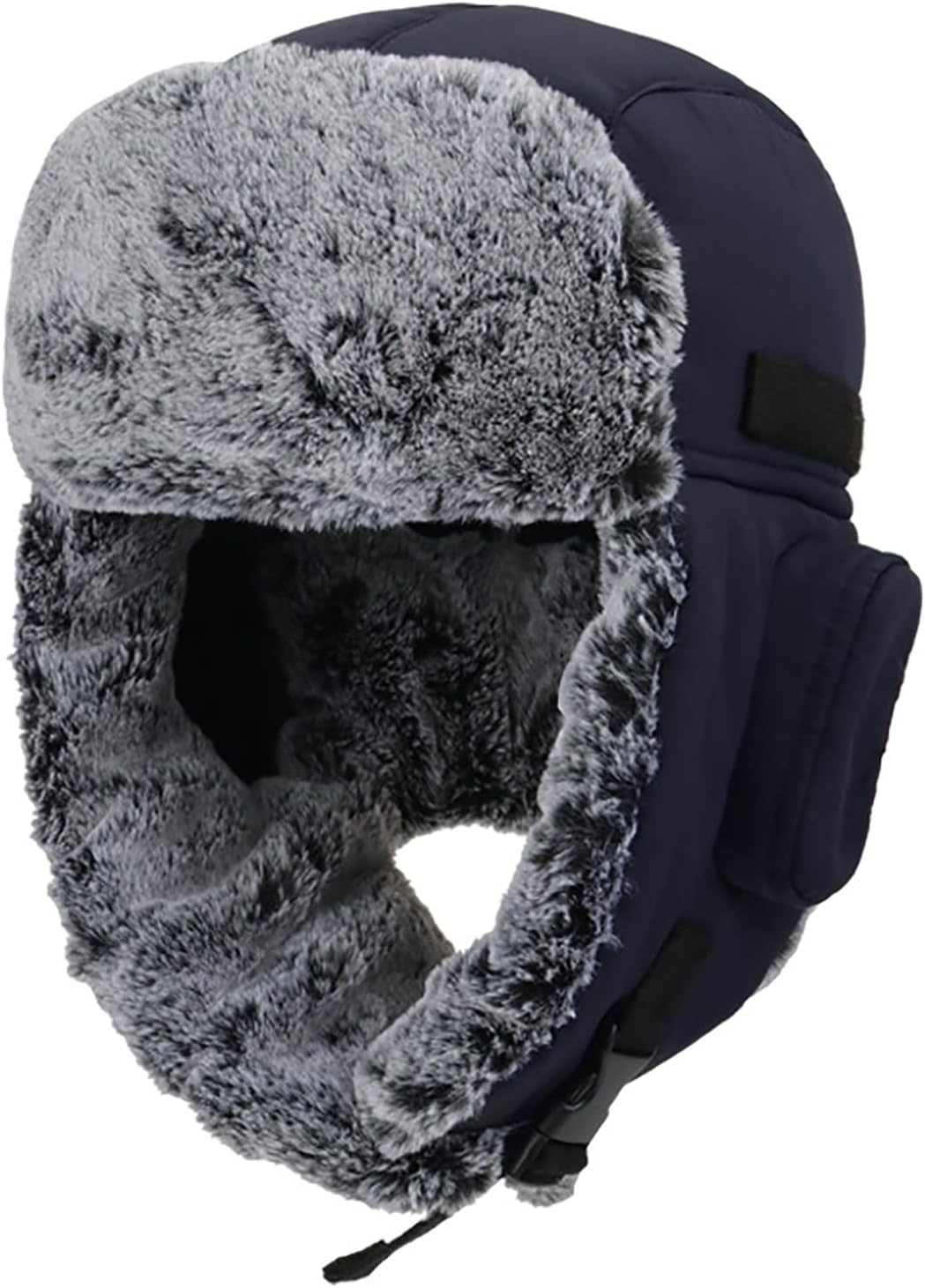 Bomber Hat Unisex Bomber Hat Winter Trooper Trapper Hat with Ear Flap, Russian Ushanka Aviator Caps