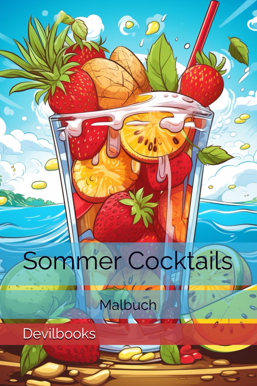 Sommer Cocktails: Malbuch