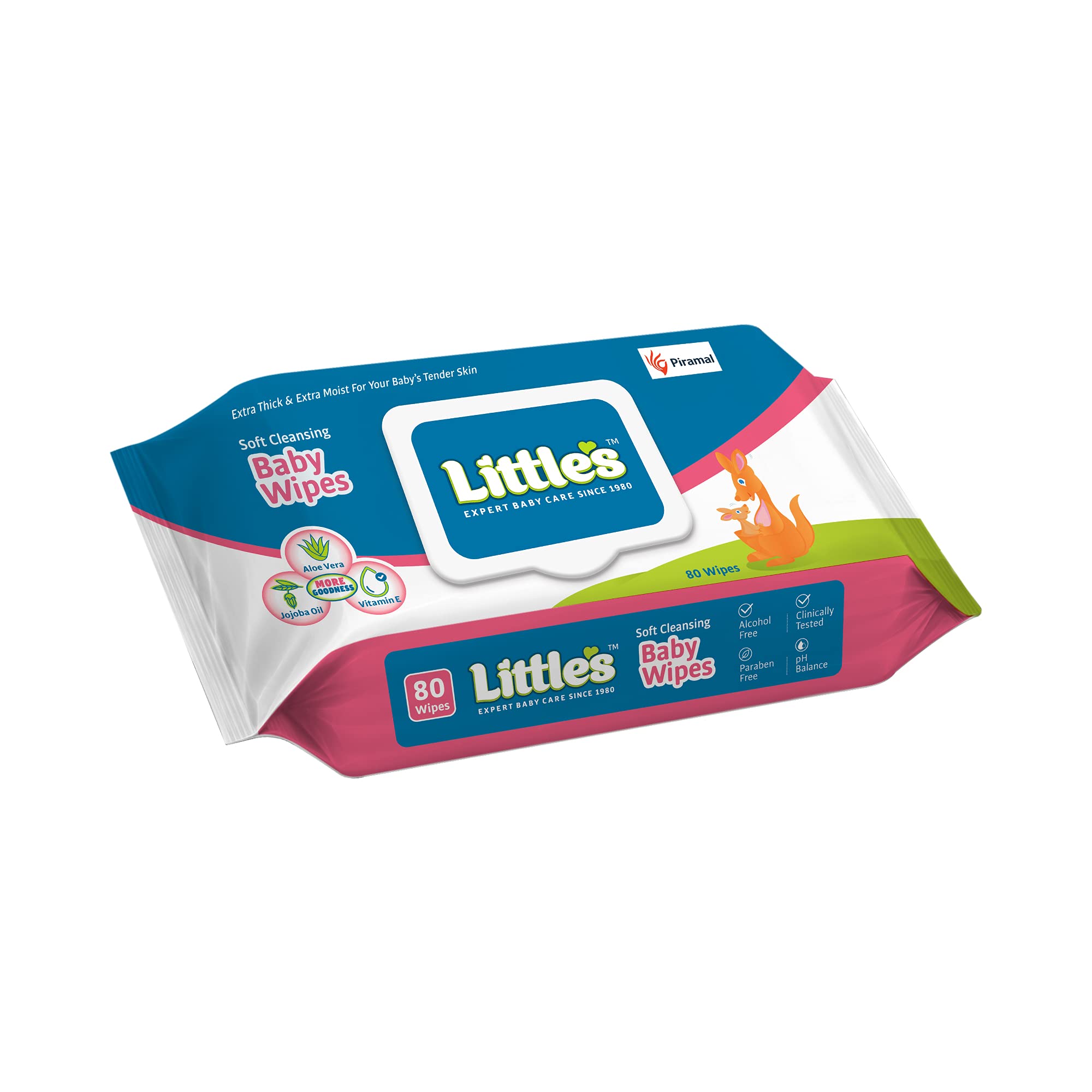 Little's Soft Cleansing Baby Wipes Lid Pack (80 Wipes)-image-41