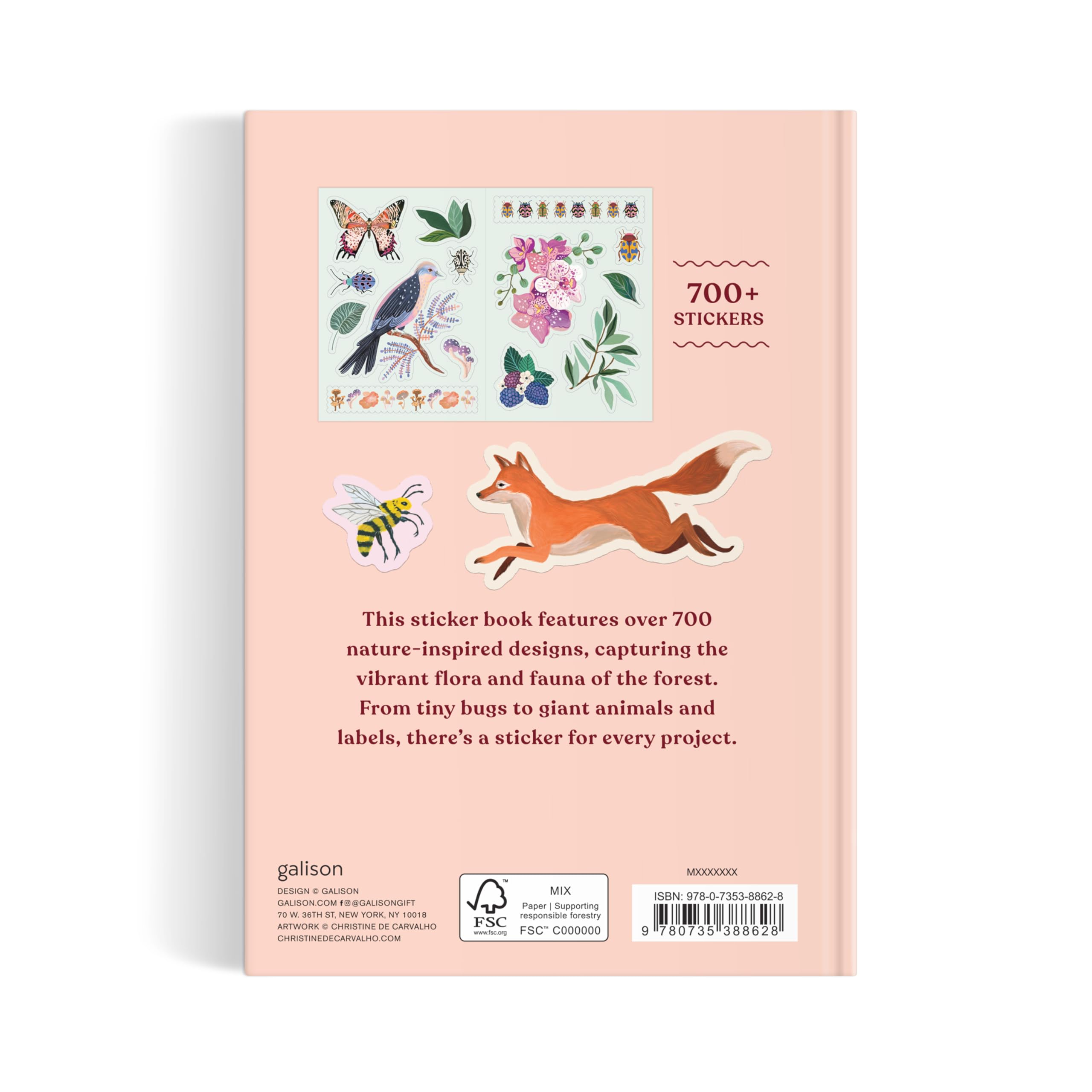 Art of the Forest Sticker Book