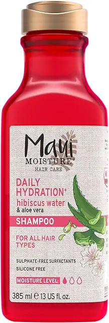 Maui Moisture Hibiscus Water Aloe Vera Shampoo - Light Hydration for All Hair Types