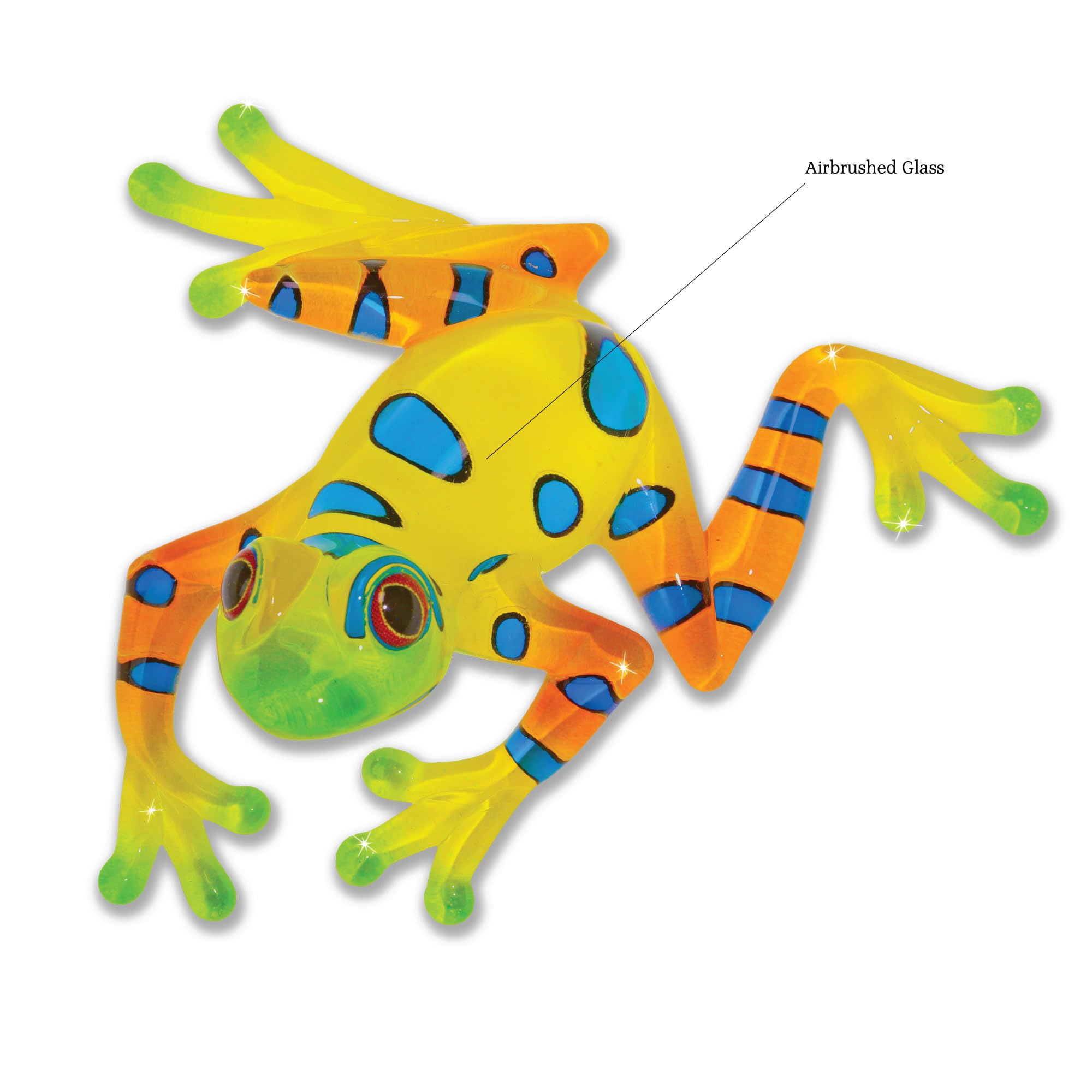 新品未使用　FROG PRODUCTS サンバーストカラー　7個セット Amazon.com: Glass Baron Green Spotted Tree Frog Figurine, Mini