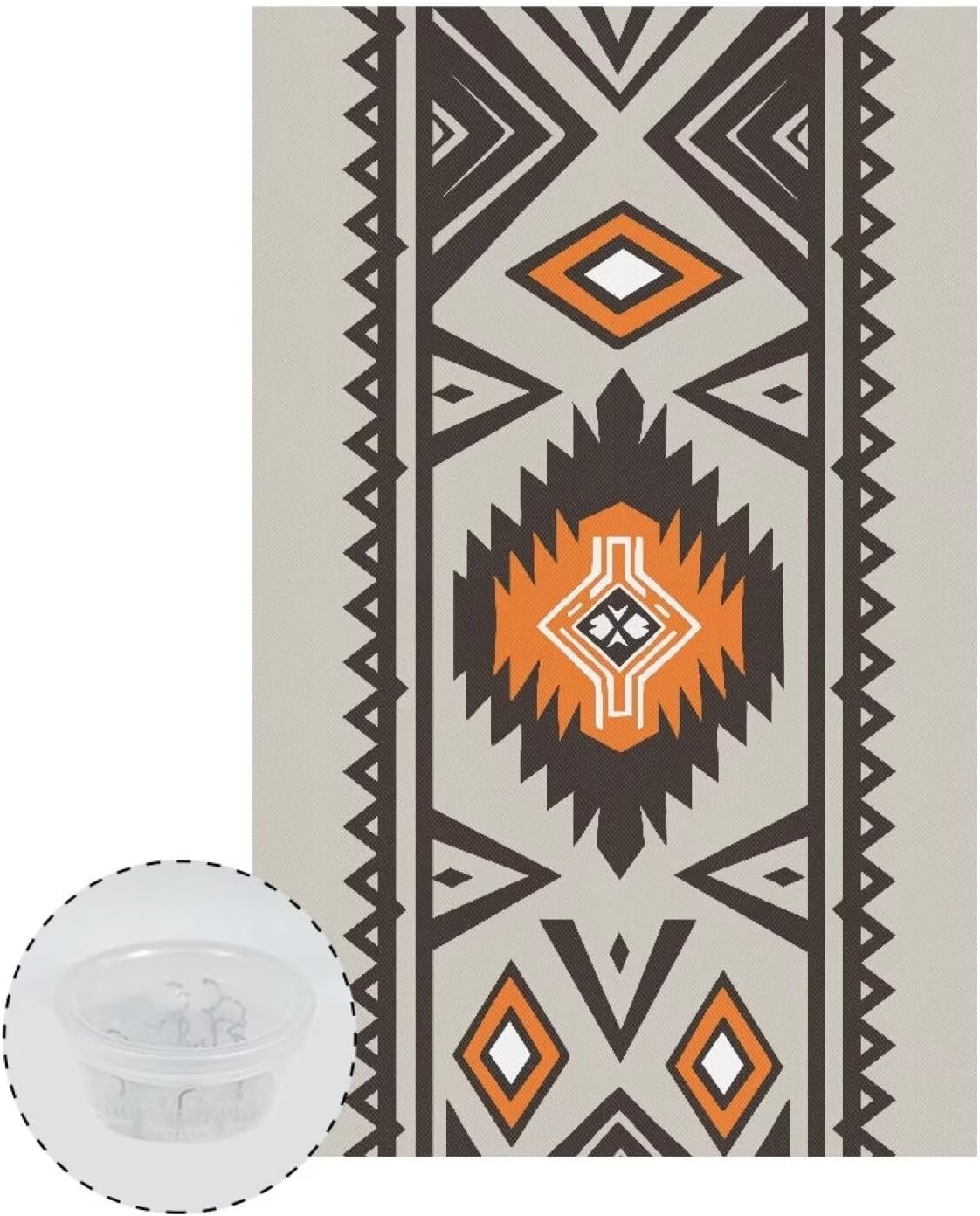 Aztec Tribal Geometric Non Slip Recliner Headrest Protector Covers Set of 2, Headrest Cover for Recliner Chair Sofa Headrest Slipcovers Home Decor