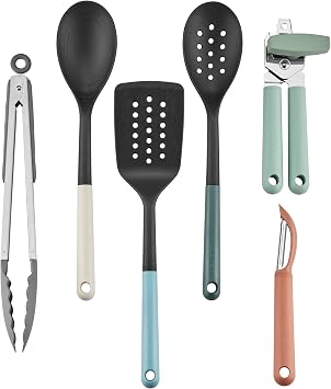 مجموعة أدوات وأدوات Cuisinart Green Gourmet CompleteTM المكونة من 6 قطع