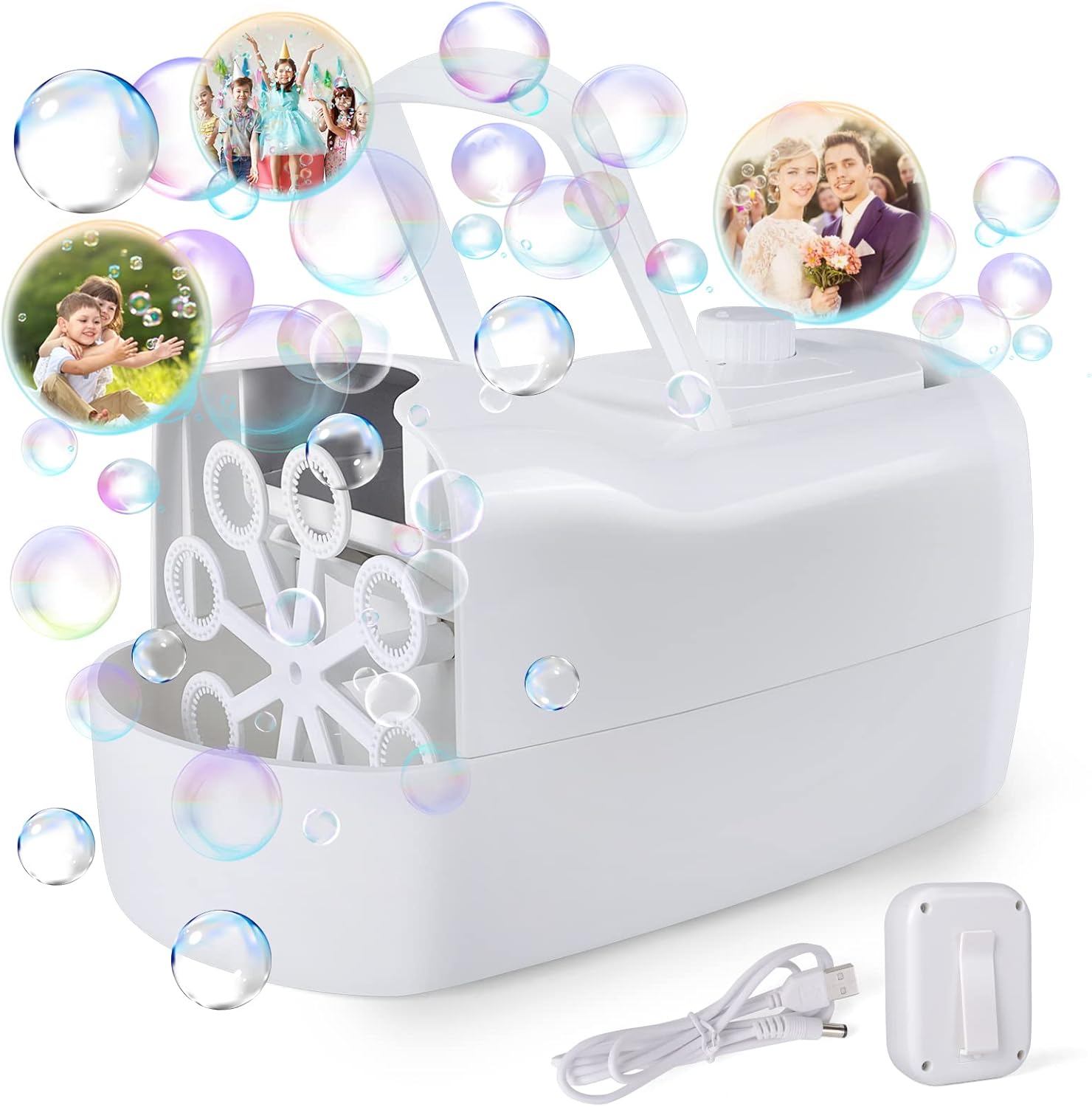 Bubble Machine Professional Bubble Machine for Kids Parties Wedding Portable Electric Automatic