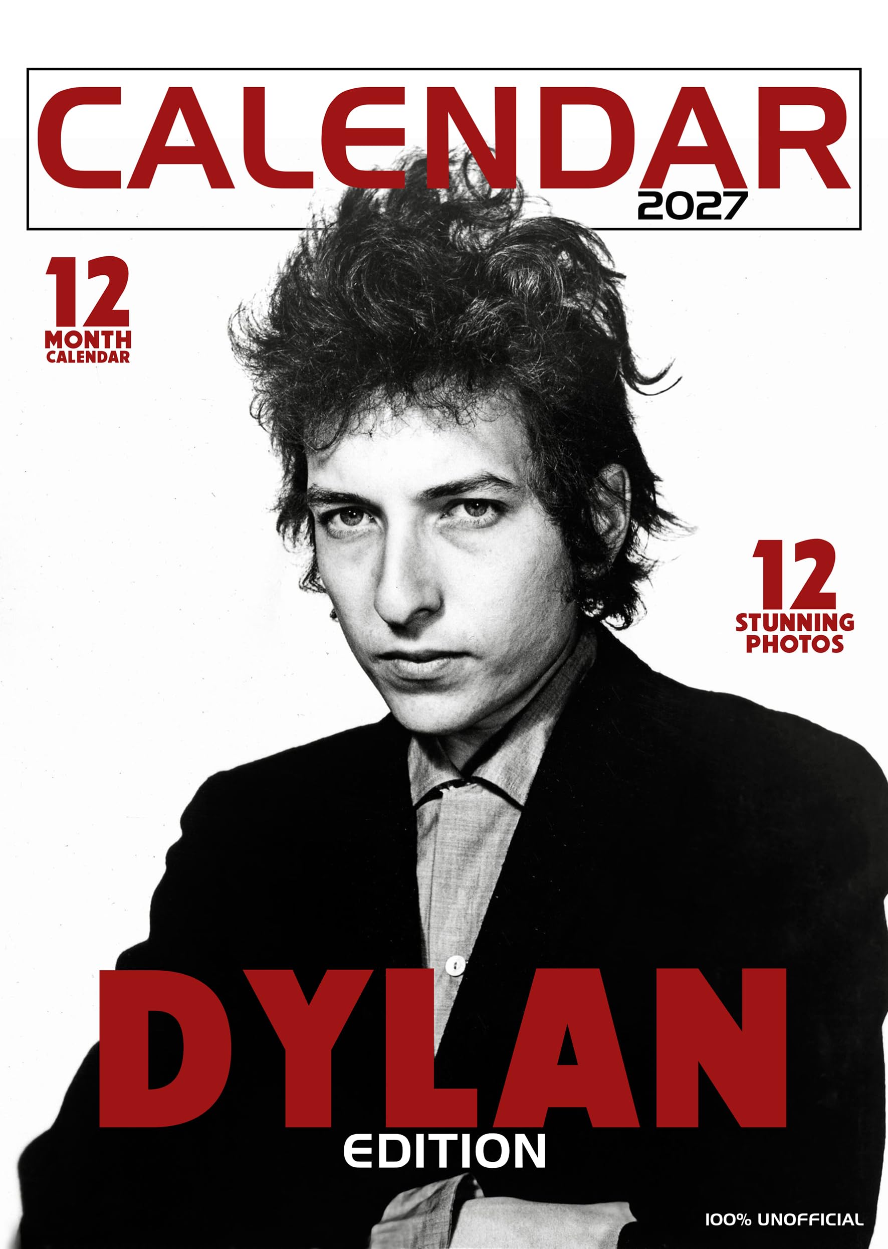 Bob Dylan - A3 Calendar 2027