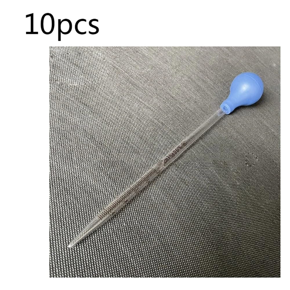 Pipetas cuentagotas de vidrio, Gotero de pipeta vidrio(2ml 10pcs)