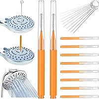 Vista 1 de Limpiador de cabezal de ducha, cepillos de limpieza para cabezal de ducha, boquilla de ducha, púas de eliminación de obstrucciones, cepillos