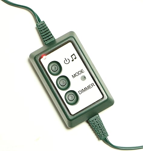 Miniatura 103 de Fraser Hill Farm - Árbol de Navidad, pino aterciopelado nevado, 10 pies LED doble multicolor y blanco cálido,Iluminación de cadena LED blanca