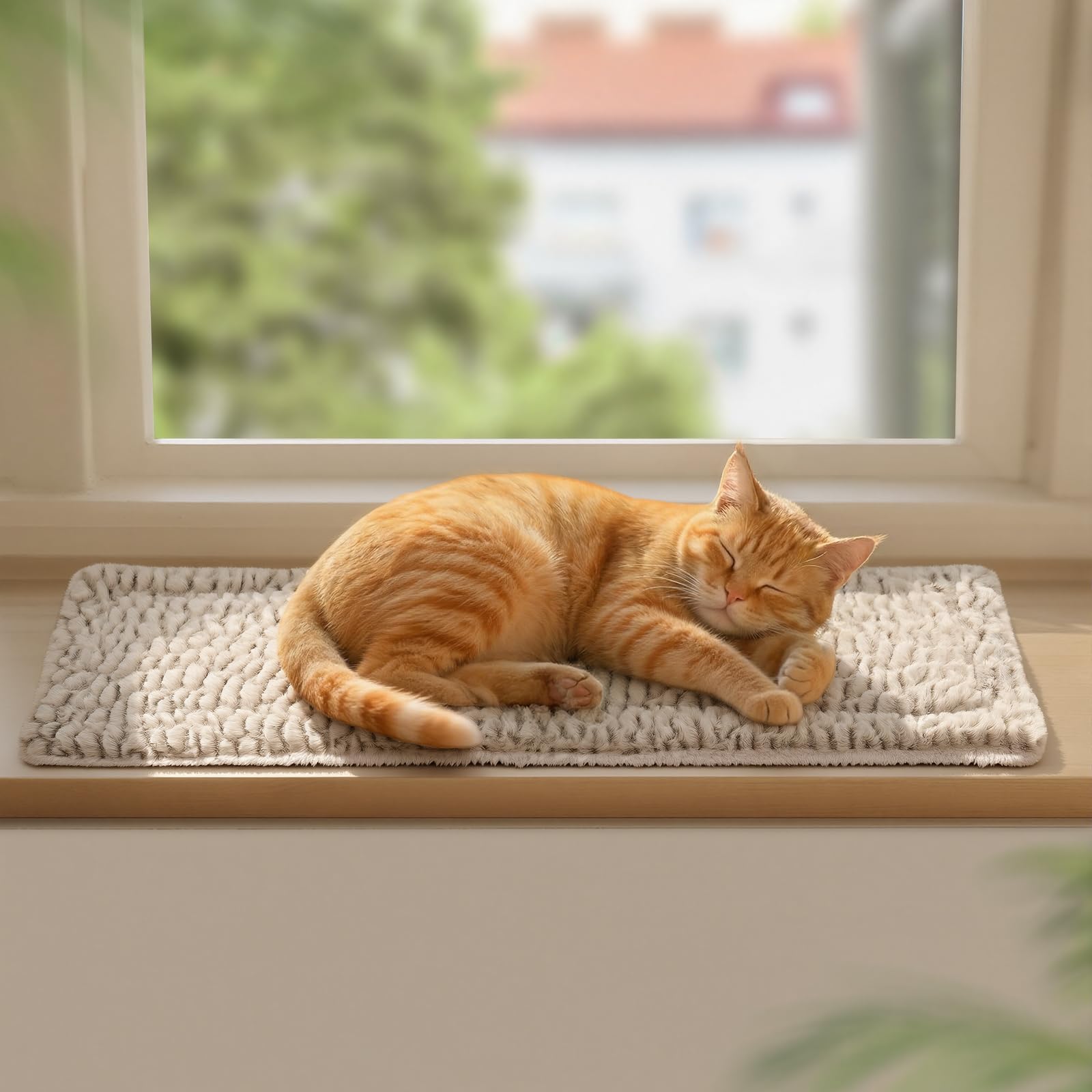 Tapis chauffant pour chat Mora Pets de 90x28 cm lavable