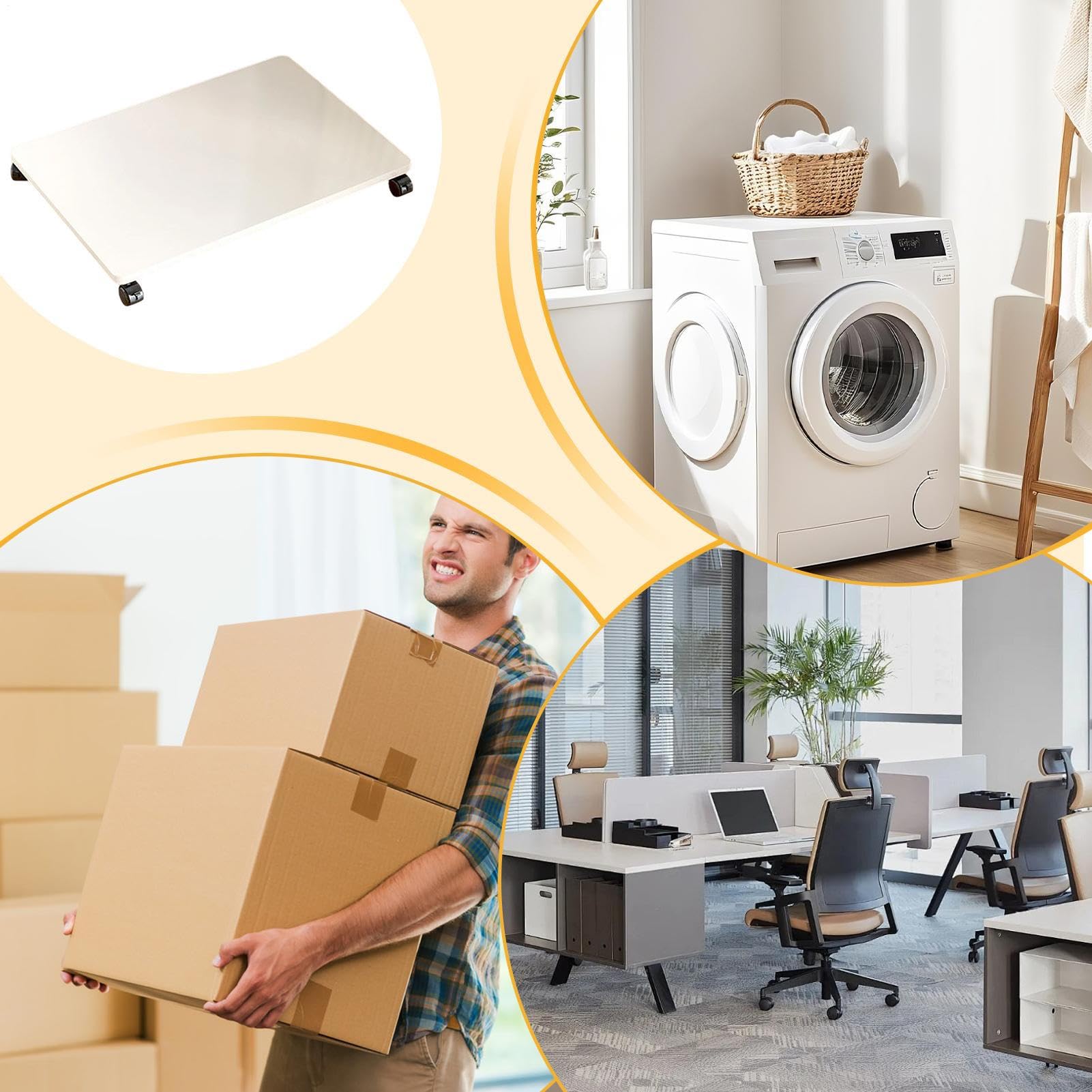 para Impresora Bajo Escritorio Estante Multiusos Con Capacidad De 35 Kg