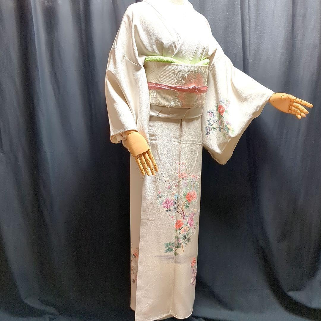 正絹/産着お宮参り 女の子 絞り 豪華刺繍入/襦袢付 たとう紙付 正絹/産