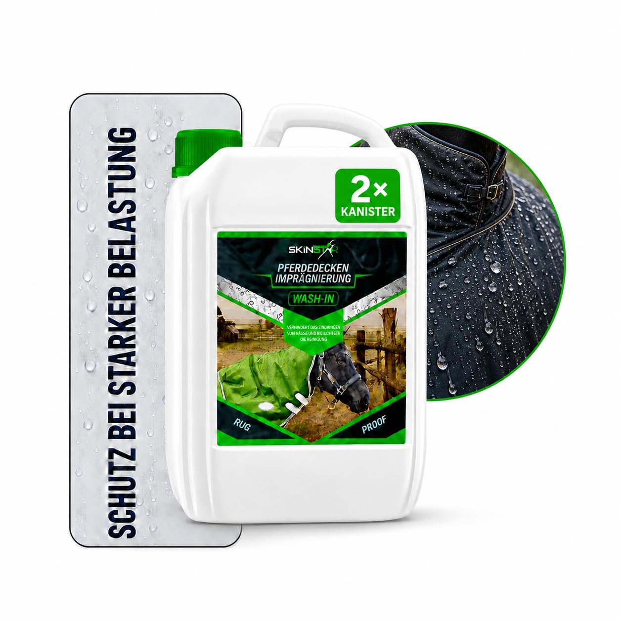 SkinStar Couverture pour chevaux - Imperméabilisant - 5 l - Protection pour animaux